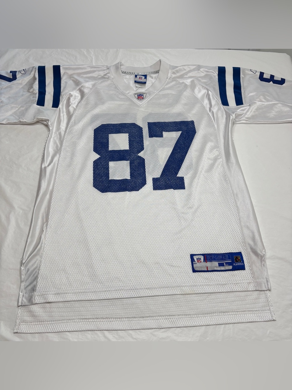 Reebok NFL Players Indianapolis Colts Wayne #87 Jersey Men’s Large